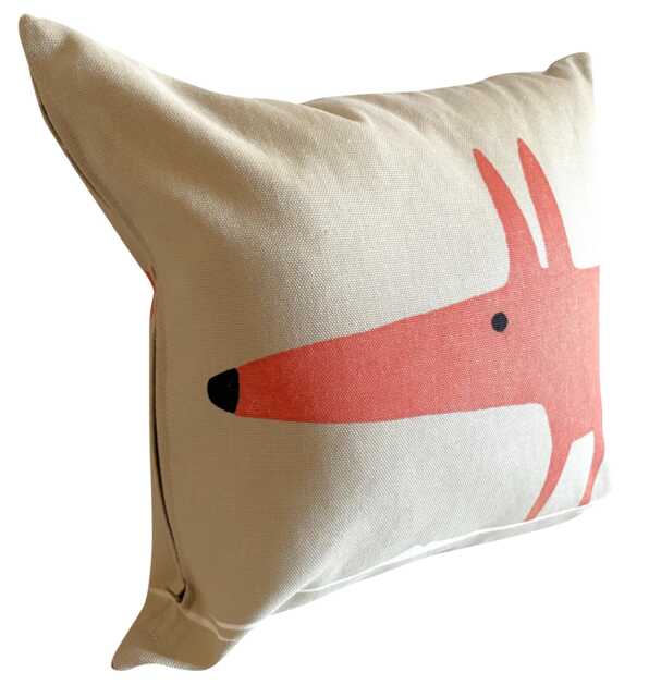 Scion Mr Fox Cream Cushion Cover 12'' - image 1