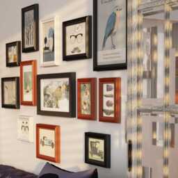 15 Pieces Solid Wood Picture Frame Set Retro Photo Combination Gallery Wall Decoration - thumbnail 3
