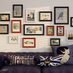 15 Pieces Solid Wood Picture Frame Set Retro Photo Combination Gallery Wall Decoration - thumbnail 2