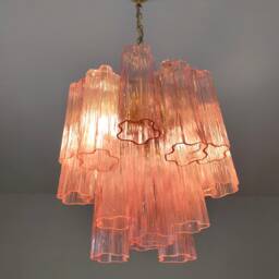 Pink Tronchi Murano Chandelier - thumbnail 2