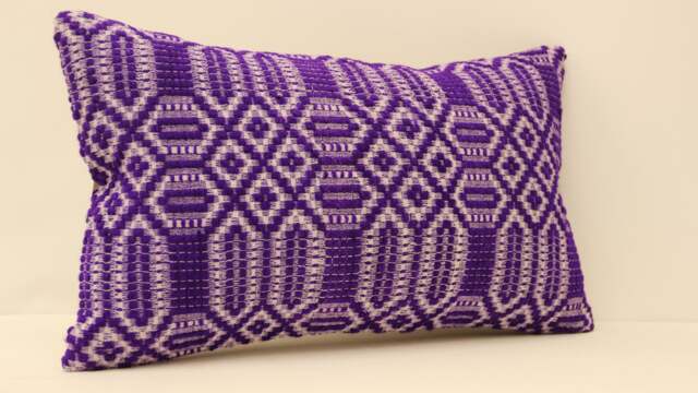 Vintage Turkish Kilim Pillow Cover 12x20, Wool Boho Cushion - image 1