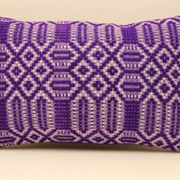 Vintage Turkish Kilim Pillow Cover 12x20, Wool Boho Cushion - thumbnail 2