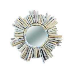 Driftwood Star Mirror Medium 60cm, Teak Root Starburst Wall - thumbnail 3