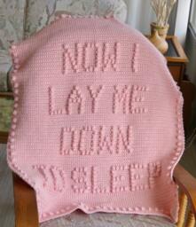 Now I Lay Me Down To Sleep Crochet Baby Blanket Pattern - thumbnail 1