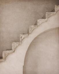 Prison Stairs - Architecture, Baha'i Photography, Israel, Fine Art Print, Stone, Monochrome, Home Decor, Akka - thumbnail 1