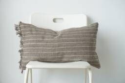 Tribal Hemp Hand Woven Natural Dye Color Pillow Cover - thumbnail 1