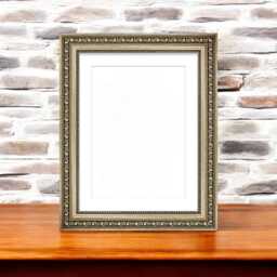 Ornate Picture Frame With White Mount Poster, Photo, Artwork, Or Print. Elegant Style Portrait Landscape Display Wall Hooks - thumbnail 3