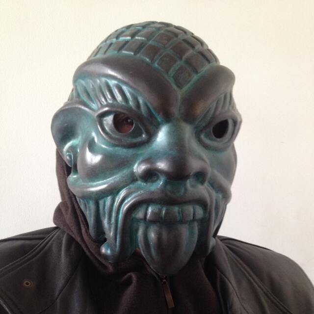 Fiberglass Demon Mask, Egyptian Bess, Halloween Costume - image 1