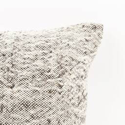 Embroidered Turkish Kilim Pillow Handwoven Wool Cushion - 18''x18'' - thumbnail 2