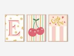 Personalised Girls Prints, Including A Rule Quote. Perfect For Room, Nursery Or Playroom - Prints Only, Unframed - thumbnail 1