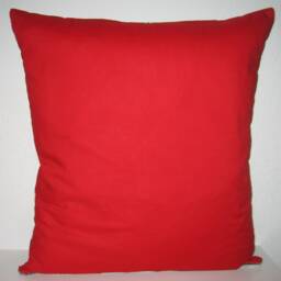 Pillow Cover Deer With Hearts Red Gray Nature Cottage Magic Coziness Home Rustic Forest - thumbnail 4