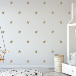 Gold Star Wall Decals - Scandinavian Nursery Decor - thumbnail 3