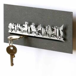 Advent Key Rack - Festive Silhouette, Magnetic Spring Steel - thumbnail 1