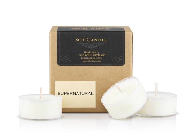 Supernatural - Unscented Soy Tea Light Candles Vegan Ritual Altar Prayer Bulk Tealights Favor - image 1