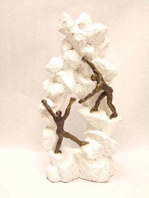 statue Of Resin & Bronze Height 30 cm