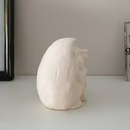 Christmas Decor, Ready To Paint, Ceramic Hedgehog, Handmade Bisque, Home Decoration, Gift For Kids, Paint Lovers, Birthday Gift, Art Fugure - thumbnail 3
