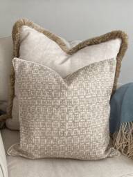 Andrew Martin Fabric Designer Piped Cushion Cover Made To Order Nest Twig 45cmsq - thumbnail 1