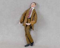Mr Bean. Mister Fimo & Textile Doll. Ooak Doll For Home Office Decor - thumbnail 1