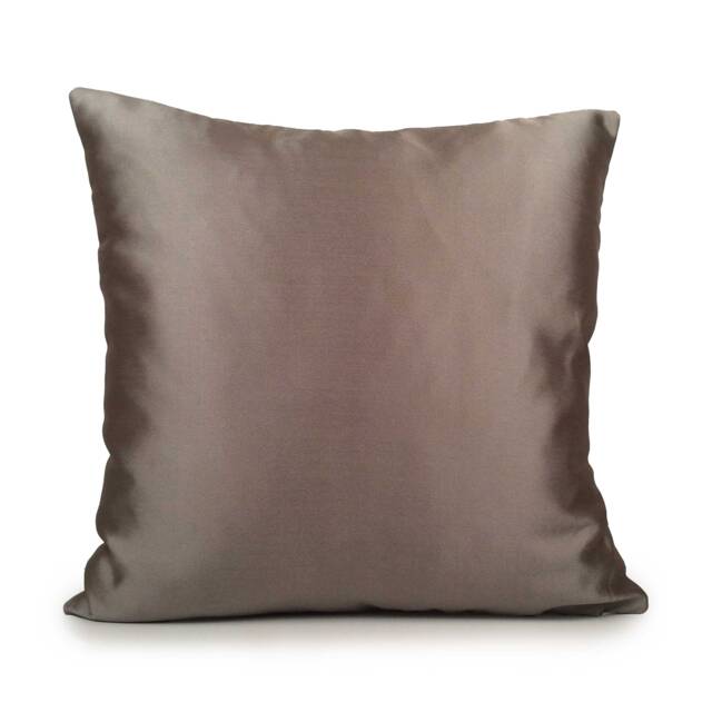 Light Charcoal Pillow, Throw Pillow Cover, Decorative Cushion Covers, Accent Pillowcase, Satin Blend, Shiny Sofa Decor - image 1