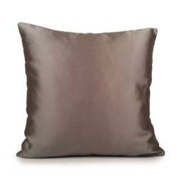 Light Charcoal Pillow, Throw Pillow Cover, Decorative Cushion Covers, Accent Pillowcase, Satin Blend, Shiny Sofa Decor