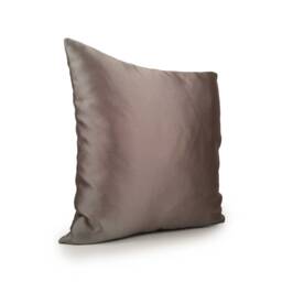 Light Charcoal Pillow, Throw Pillow Cover, Decorative Cushion Covers, Accent Pillowcase, Satin Blend, Shiny Sofa Decor - thumbnail 2
