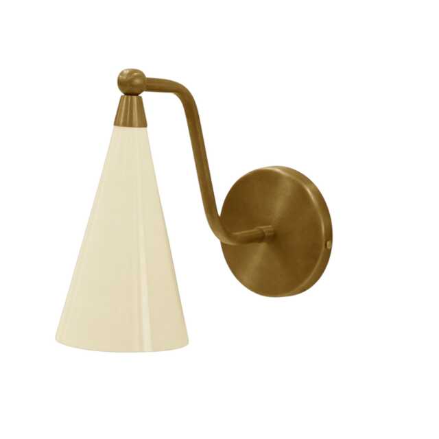 Handmade Brass Wall Lamp Sconce Vintage Mid-Century Lighting - image 1
