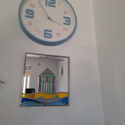 Beach Hut Leaded Mirror. Seaside Style Decor. Handmade Wall Features Home Unique Item. Art - thumbnail 4