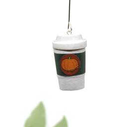 Pumpkin Spice Latte Ornament - Christmas Foodie Gift - thumbnail 3