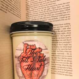 100% Soy Tell-Tale Heart Edgar Allan Poe Inspired Scented Candle - thumbnail 2