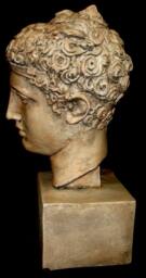 Antique Greek Athlete Statue Metropolitan Museum Sculpture Bust - thumbnail 3