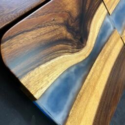 Customize Epoxy Resin Table, River , Wooden Desk, Office, Dining Table Top, Coffee [Christmas Sale] - thumbnail 3