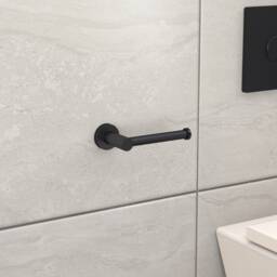 Solid Brass Toilet Roll Holder, Modern Bathroom Fixture - thumbnail 4
