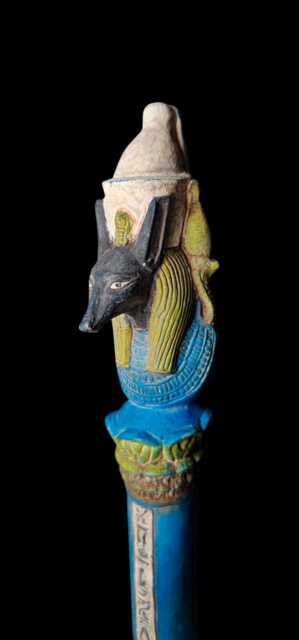 Handcrafted Egyptian God Seth Statue Ancient Mythology Decor - image 1