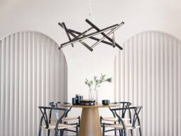 Handmade Wooden Chandelier For Modern Dining Rooms - Chandelier Simplicity Loft Dinning Room Wood Lighting