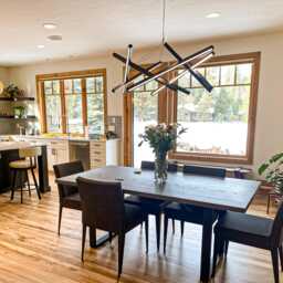 Handmade Wooden Chandelier For Modern Dining Rooms - Chandelier Simplicity Loft Dinning Room Wood Lighting - thumbnail 2