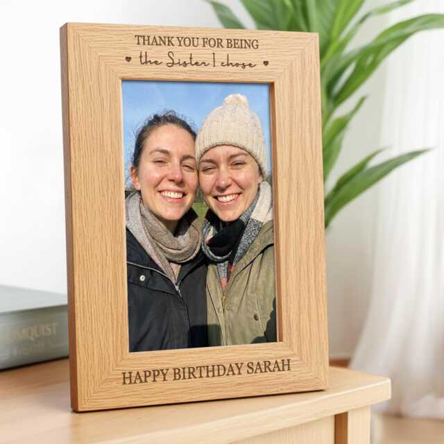 Personalised Friend Birthday Gifts For Her, Women - Custom Friendship Photo Frame - image 1