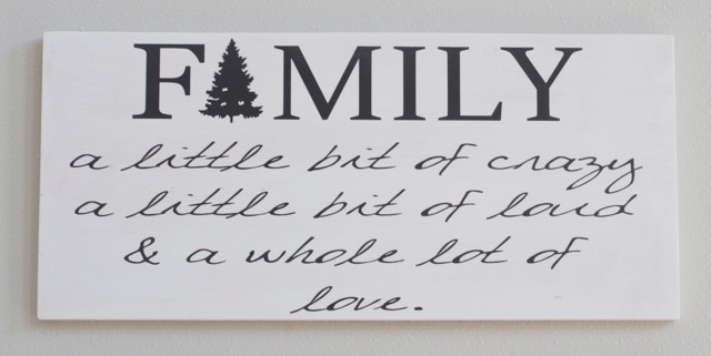 Family Sign, Love Outdoor