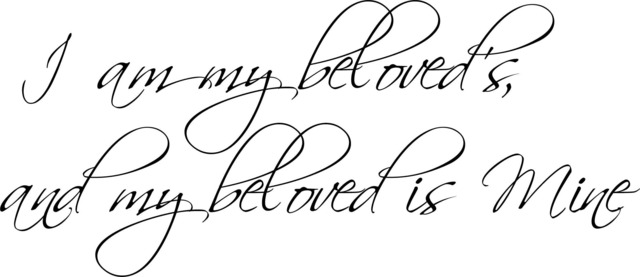 I Am My Beloved's & Beloved Is Mine L Printable Wall Art