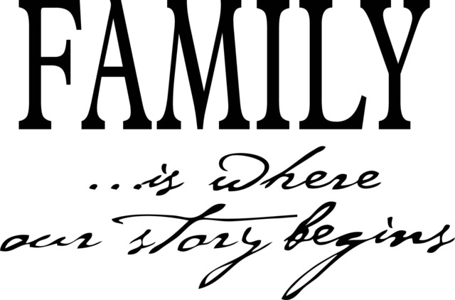 Family Is Where Our Story Printable Wall Art