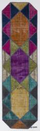 2.9' X 10.66' Multicolor Handmade Turkish Patchwork Runner Rug, - 90 325 cm - thumbnail 1