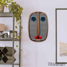 Modern Wall Sculpture, Wood Hanging, 3D Art, Large Wooden Living Room Office Decor, Pop House Warming Gift - thumbnail 4
