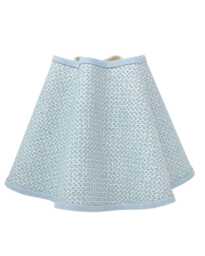 Wavy Lampshade - Nesta Ian Sanderson Natural Flat Bottom Lamp Or Pendant Light - thumbnail 1