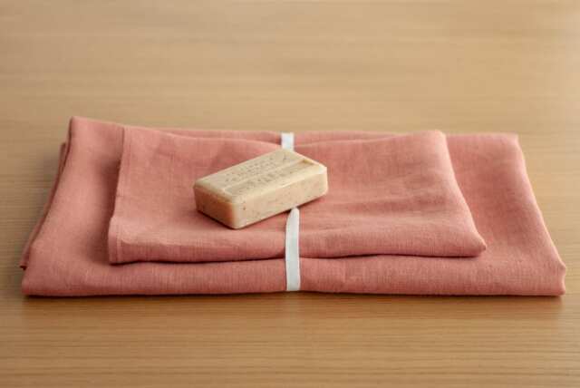 Linen Towel Set, Organic Hand & Body Towels, Washed - image 1