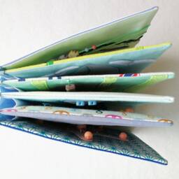 Sea Life Quiet Book Sensory Activity Toy, Nautical Learning Book - thumbnail 4