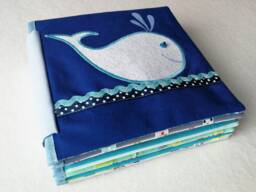 Sea Life Quiet Book Sensory Activity Toy, Nautical Learning Book - thumbnail 1