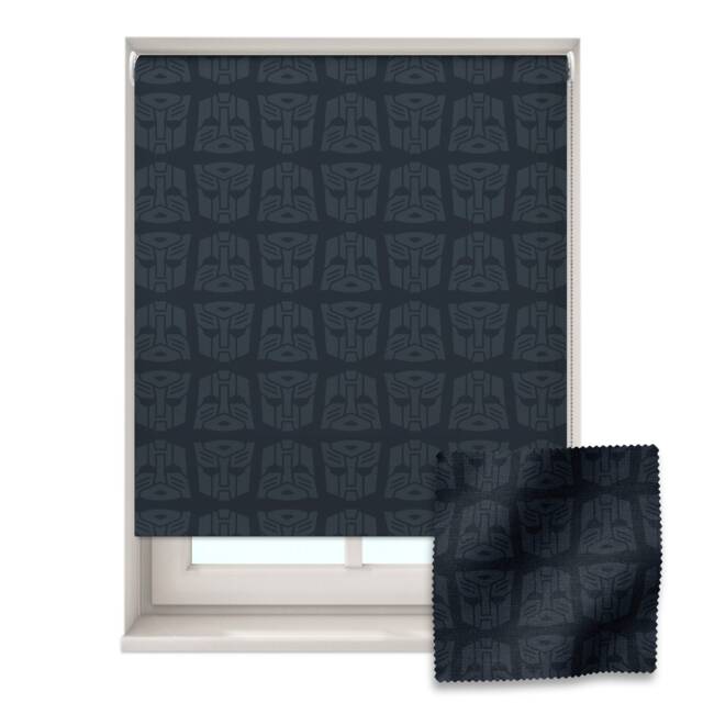 Grey Autobots Roller Blind, Transformers Children's Made To Measure, Blackout Blind - image 1