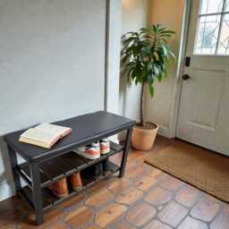 Shoe Storage Bench With Shelves, Modern Hallway Organisation - thumbnail 2