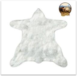 Faux Fur Bear Skin Rug - Thick Soft & Realistic 9 Great Colors Sizes Shaggy Shag Designer Rugs Accents Usa - thumbnail 1
