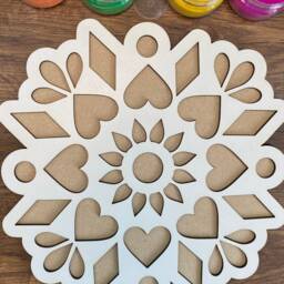 Diwali Rangoli Layered Pattern For Use With Coloured Sand/Powder - thumbnail 4