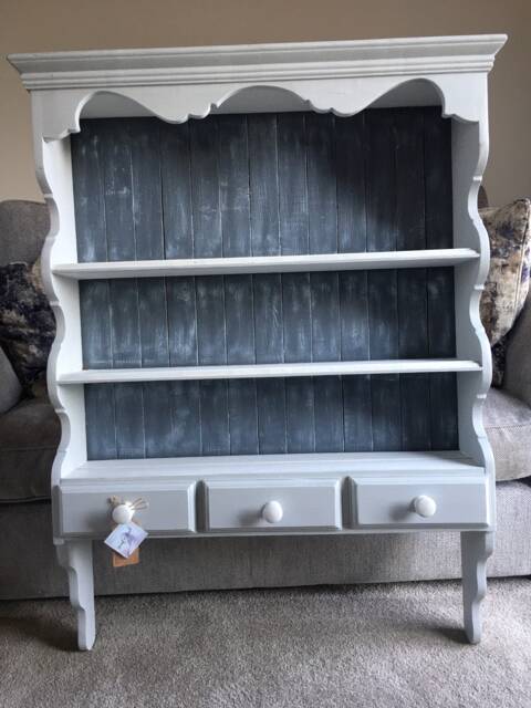 Farmhouse Painted Book Shelf - image 1